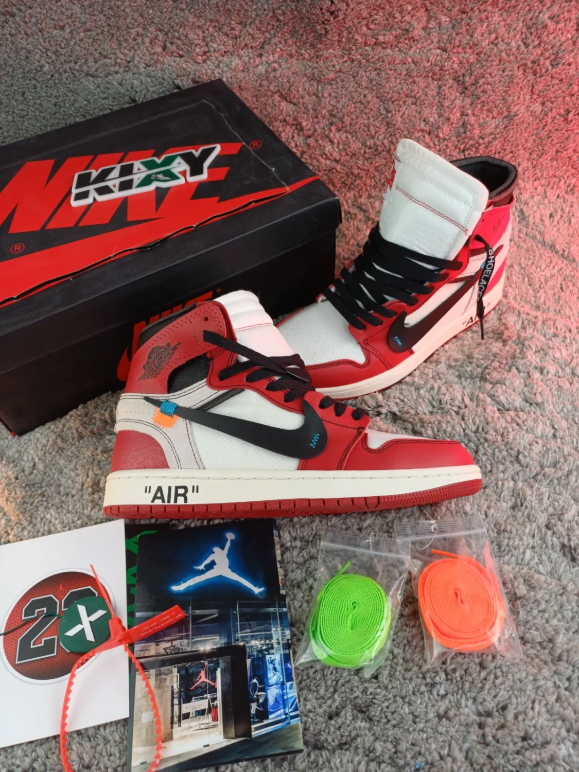 Jordan 1 Retro High Off-White Chicago - Image 2