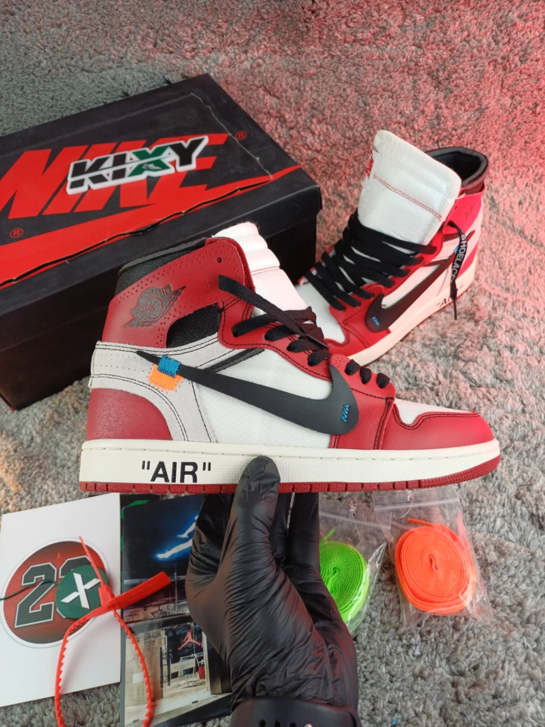 Jordan 1 Retro High Off-White Chicago - Image 3