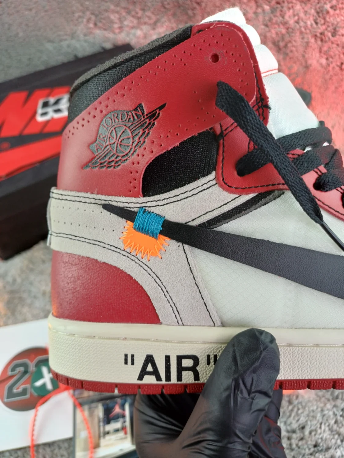 Jordan 1 Retro High Off-White Chicago - Image 8